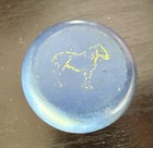 Vintage Goody Filipino Twirler Wooden Yo-yo Red Blue Horse Stamp