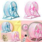 Pet Hamster Exercise Running Wheel With Stand Playing Supplies Cage Training Toy