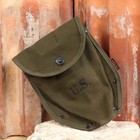 Ww2 Us M43 Folding Shovel Cover Green Canvas