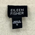 Eileen Fisher Jacket Women s Small Ivory Boiled Wool Boucle Button Blazer Preppy