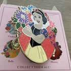Palm Pink A La Mode Disney Princess Royal Blooms Jumbo Pin Snow White New