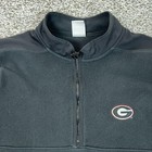 Georgia Bulldogs Pullover Men Medium Fleece Ncaa Nike Therma Fit 1 4 Zip Sweater