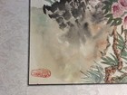 Vintage Chinese  Scroll Of Painted Birds  Flowers  Signed Art