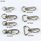Lobster Swivel Clasps Clips Bag Key Ring Hook Findings Keychain 10-1000pcs X