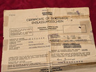 Wwii German Dp Camp Discharge Certificate     U s  79th Infantry Division 1945