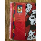 Vintage Disney Mickey Mouse Twin Sheet Set 3pc Red Classic Mickey Kids Stuff New