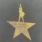 Hamilton T Shirt Medium Black Broadway Play Musical Theater
