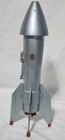 Vintage Astro Mfg Detroit Space Rocket Mechanical Toy Bank   No Key