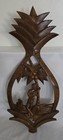 Vintage Wooden Tiki Bar Carved Hula Ukulele Wall Decor  21  X 9 