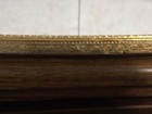 Matson Signed Gold Gilt Ormolu Filigree Rose Vintage Oval Mirror Vanity Tray