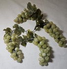 4 Bunches Of Green Grapes- Plastic Fake Fruit For Decorative Display