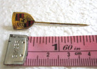 Vintage Genuine Porsche Selection Crest Emblem Lapel Tie Pin 1980 s Official Acc
