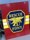 Fdny  Rescue 1  Reflective Vinyl Sign