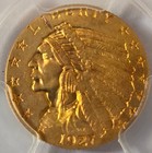 1927 Indian Head Quarter Eagle  2 5 Gold Coin Ms62 Pcgs Cert 33761721