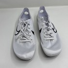 Nike Zoom Mamba 6 Track Spikes Mens Size 10 White Black Dr2733-100