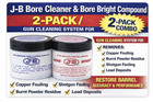 J-b Bore Cleaner   Bore Bright 2-pack Gun Barrel Cleaning Compound Rifle Pistol