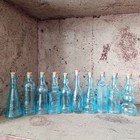 10pc Decorative Glass Bottle - Clear - 5 Inches - Diy Bottles - Craft - Supplies