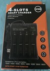 4 Pack 18650 Flat Top Rechargeable Battery Lithium With Charger 3 7v 