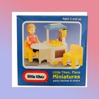 Little Tikes Place Vintage Miniatures Dollhouse Party Kitchen Chairs New Rare
