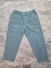 Welcome Skateboards Hydra Corduroy Pants Mens Sz M Drawstring Baggy Mist Blue