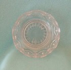 Small Vintage Round Serving Bowl In Clear Glass