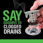 Sinkshroom Gray Revolutionary Hair Catcher Drain Protector Strainer By Tubshroom