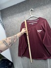 Virginia Tech Hokies Shirt Mens Xl Red Ncaa Football Nike Long Sleeve Pullover