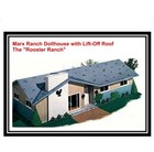 Vintage Marx  lift-off-roof  Dollhouse Replacement Parts Windows