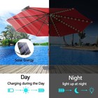 Solar Umbrella Lights Outdoor  Waterproof Solar Powered Patio Umbrella Lights St