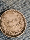 1911 Silver El Salvador 10 Centavos