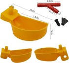 12pcs Quail Water Cups Pigeon Automatic Bird Waterer For Cage Hang Drinker Br   
