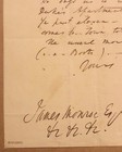 Maryland   s Wm Pinkney To James Monroe Re king  major Thornton 1806 Als Document