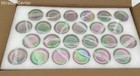 24 Pcs Votive Candle Holders Iridescent Tea Lights Wedding Shower   Party Events