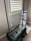 Pack2rack Rolling Dance Bag With Garment Rack And Wheels  black lime Green 