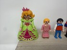 Vintage Playmobil Figure Lot 8pc   Castle Princess Victorian Knights