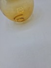 Japanese Glass Fishing Float Buoy Ball Hand Blown Vintage 5  Amber 15  Circumfer