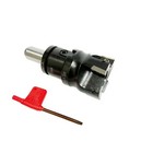 New Atc 3 4 2  Face Mill Tool Holder Arbor With 4pcs Apkt1604 Inserts Usa