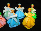 14 Vtg Bridesmaids Hard Plastic Wedding Cake Toppers Party Decor Hong Kong Lot