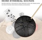 Rain Drum For Outside Garden  Steel Tongue Drum Rain Chime  6 Note 3 Inch Drum