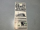 1960 Malaysia Malaya Tourist Tour Brochure Pamphlet Malayan Airways Ad Comet Jet