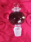 Vintage Heavy Crystal Decanter Liquor Whiskey Rum Bottle Beautiful Shape