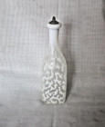 Antique Scarce 1800 s Opalescent Victorian Hobb s Seaweed Barber Bottle
