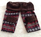 Women s Fleece Lined Thick Nordic Leggings Winter Warm Insulated Christmas Pants