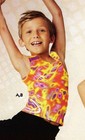 Nwt Foil Print Tank Shirt Boys Bright Colors Dance Theatrical Spandex 