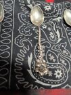 Set 8 Reed   Barton Harlequin Assorted Sterling Silver Demitasse Spoons   2 