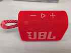 Jbl Go3 Wireless Portable Waterproof   Dustproof Bluetooth Speaker Red