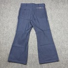 Us Navy Vintage Seafarer Jeans Men s Bell Bottoms Dungarees Denim 35x30 081