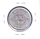 1935 Palestine 100 Mils  km-7    2700 Asw Silver     london Mint   Olive Branch