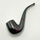 British Irregular Estate Pipe Bent Billiard Made In England Smooth Briar