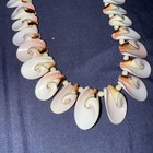 Natural Shell Choker Necklace Surfer Nature Beach Bib Statement Unique Gift Vtg